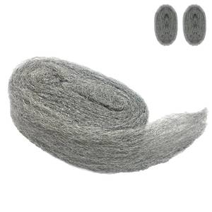 lot 30184 image: Steel Wool Mice Control, 2 Pack 3 x10 Ft Hole Filler, Gap Blocker, Barrier, Protect Against Animals in Holes Holes, Siding, Pipeline, Vents for Garden, House, Garage - Retail $10