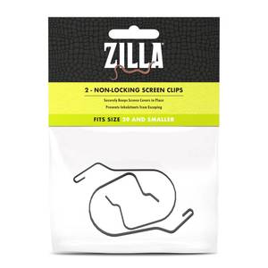 lot 30198 image: Zilla Reptile Terrarium Fresh Air Screen Non-Locking Clips, 2 Pack, Small - Retail $4