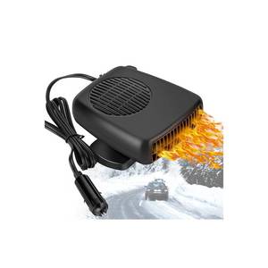 lot 30221 image: Car Heater Fan, Portable Electronic Auto Fan Heater 12V 150W 2 in 1 HeatingCooling Function Fast Heating Car Defrost Defogger - Retail $20