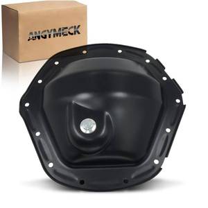 lot 32906 image: AngyMeck Rear Differential Cover with 11.5 Ring Gear (14 Bolt Holes), Compatible with Chevrolet Silverado GMC Sierra 2500 3500 HD, Dodge Ram 2500 3500 (2001-2018), Replaces 697-712, 12471446 - Retail $32