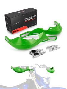 lot 32913 image: JFG RACING Motorcycyle Hand Guards,78 and 1 18 Handlebar Dirt Bike Handguards Accessories Universal for KX KXF KLX 110 250 300 450 Dirt Pit Bike ATV Electric Dirtbike Motocross Enduro-Green - Retail $24