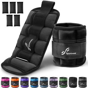 lot 32945 image: Sportneer Adjustable Ankle Weights for Women and Men 7 lbsPair Adjustable Leg Weights with Secure Straps, Strength Training Weighted for Yoga, Walking, Running, Aerobics, Gym, Physical Therapy - Retail $25