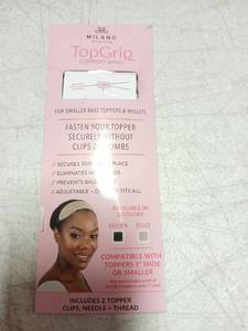 lot 42436 image: Milano Collection TopGrip Comfort Band Hair Accessory - Retail $15