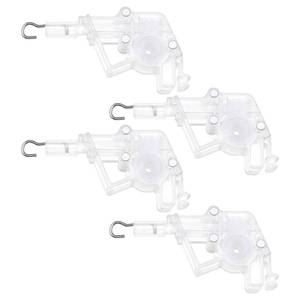 lot 42442 image: Micro Traders 4PCS 2 Low Profile Wand Tilter Mechanism with 732 Hexagon Shaped Gear Hook Connection for Low Rail Blinds Headrail Accessory - Retail $12