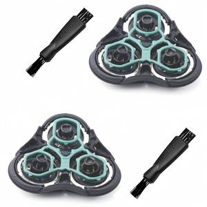 lot 42475 image: RQ11 Replacement Heads Compatible with Philips Norelco Sensotouch Replacement Blades Rq11 for Sensotouch 2D Electric Shaver,1150x, 1160x, 1170x 1180x,Upgraded for Norelco RQ11 Head(2 Head) - Retail $18