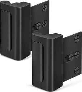 lot 42488 image: Home Security Door Lock Door Reinforcement Lock Door Locks for Kids Safety Flip Door Lock Latch Childproof Night Lock Door Security Front Door Child Safety Lock High Security Locks for Doors Inside - Retail $23