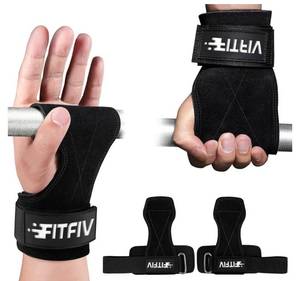 lot 42502 image: FITFIV Weight Lifting Straps for Gym Training - Retail $8
