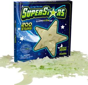 lot 42510 image: Glow in The Dark Stars - Includes Installation Material and Star map, 200 Glowstars, Only Glow Stars Powered by Our Trademarked Illumaglow2.0 - Retail $10