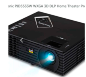 ViewSonic PJD5533W WXGA 3D DLP Home Theater Projector