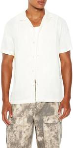 lot 1010 image: Forever 21 Mens Rayon Cuban-Collar Shirt XL
