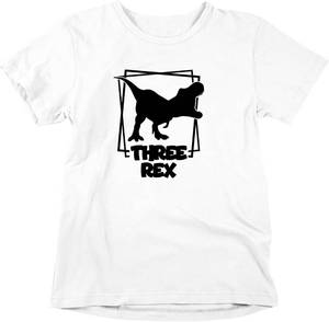 lot 1106 image: Three Rex - Toddler Clothes - 3 Years Old Birthday Tshirt Funny Outfit Cute Dinosaur Shirt 2T