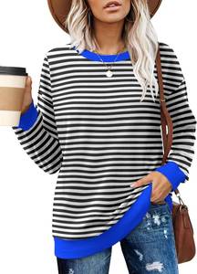 lot 1134 image: Besshopie Womens Long Sleeve Shirts Crewneck Casual Tunic Tops Fall Fashion Outfits 2XL