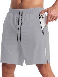 lot 1140 image: Mens Workout Athletic Shorts 7 inch Inseam Quick Dry Hiking Shorts Men Lightweight Sports Gym Shorts Running XL
