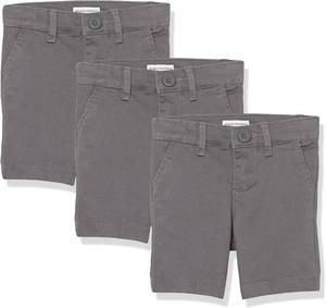 lot 1171 image: Pack of 3 Girls and Toddlers School Uniform Shorts for Kids Size 7 Plus