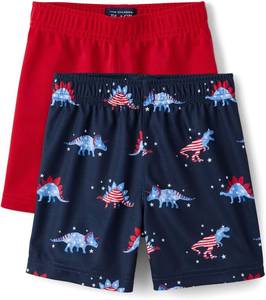lot 1183 image: The Childrens Place Baby Boys and Toddler Boys Athletic Basketball Shorts 12-18 Months