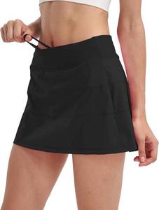 lot 1194 image: Womens High Waisted Pleated Tennis Skirt with Pockets Athletic Golf Skorts for Running Workout Casual Built-in Shorts,Black Small