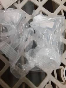 lot 730 image: Flange Inserts for Spectra, Spectra Replacement Pump Parts for S1S29 Plus, Not Original Accessories, Breast Pump Parts Include 2-Pack 19MM Flanges and 4-Pack Duckbill Valves - Retail $10