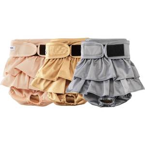 lot 751 image: Reusable Dog Diapers Female Large Washable, Premium Doggie Diaper for Dogs, Pack of 3, Highly Absorbent Dog Diaper for Heat, Incontinence and Puppy Training(L) - Retail $16