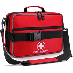 lot 768 image: Poygik Premium 420 Piece Large First Aid Kit for Home, Car, Travel, Camping, Truck, Hiking, Sports, Office, Vehicle & Outdoor Emergencies - Emergency Medical Kits, Businesses & Home Medical Supplies - Retail $47