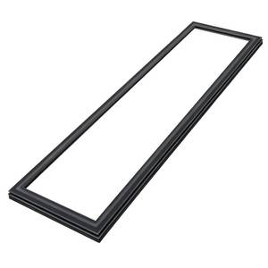 lot 825 image: Zorqon Upgraded Black Freezer Door Gasket Replace for 2159082 2196242 2309533 W10911422 443025 2171186 2221314, Compatible with Kenmore Whirlpool Amana Maytag SidebySide Refrigerator Freezer Door Seal - Retail $41