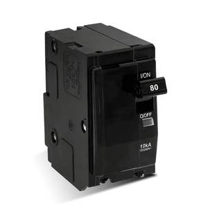 lot 913 image: QO250CP 50-Amp 2-Pole Circuit Breaker - Compatible with SD QO Load Centers, CSEDs, and NQOD Panel Boards, Rated 120240 VAC, 10kA, Plug-in Mount, Visi-Trip Indicator - Retail $17