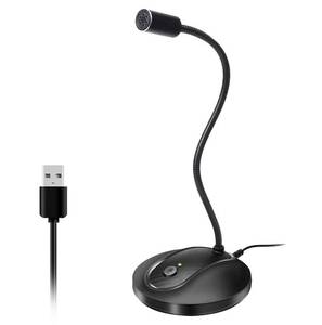 lot 937 image: JOUNIVO USB Microphone, 360 Degree Adjustable Gooseneck Design, Mute Button & LED Indicator, Noise-Canceling Technology, Plug & Play, Compatible with Windows & MacOS - Retail $18