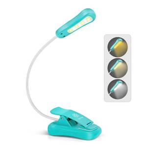 lot 949 image: PINK, NOT BLUE Vekkia Rechargeable Book Light for Reading in Bed, 3 Color x 3 Brightness, Lightweight Reading Light, Up to 70 Hours Lighting, Perfect for Readers, Travel (Pink) ��