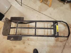 lot 17 image: Two-Wheel Hand Truck Dolly Cart tires are shredded see photos