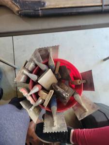 lot 77 image: Bucket of Trowels