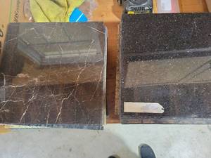 lot 96 image: Granite Tile Collection assorted colors 27 all together 12x12