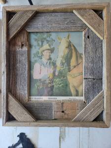 lot 101 image: Roy Rogers and Trigger Framed Western Movie Poster