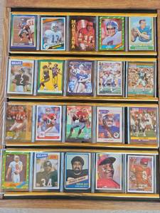 lot 108 image: 1980s-1990s NFL Football Trading Cards Collection