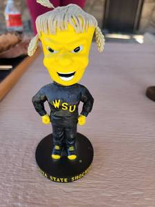 lot 140 image: Wichita State Shockers Mascot Bobblehead