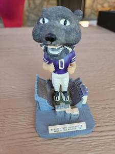 lot 145 image: Kansas State University Willie the Wildcat Bobblehead