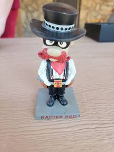 lot 146 image: Raider Red Texas Tech University Mascot Bobblehead