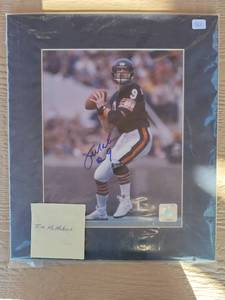 lot 179 image: Jim McMahon Signed Chicago Bears Photo with Certificate of Authenticity