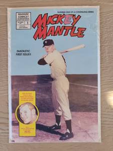 lot 185 image: Mickey Mantle #1 First Issue Comic Book December 1991