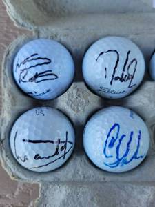 lot 194 image: Signed PGA Golf Balls Collection