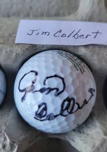 lot 195 image: Signed PGA Jim Colbert Golf Ball