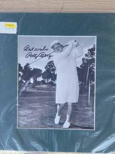 lot 212 image: Professional Golfer Patty Berg Signed Golf Photograph