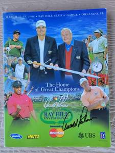 lot 213 image: Arnold Palmer Signed 2006 Bay Hill Invitational Golf Tournament Program