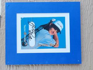 lot 215 image: Justin Rose Signed Golf Photo