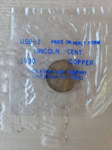 lot 233 image: 1930 Lincoln Cent Wheat Penny