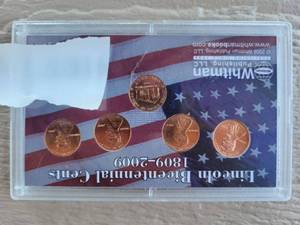 lot 238 image: Lincoln Bicentennial Cents 1809-2009 Whitman Publishing Set