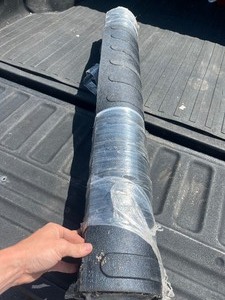 lot 75 image: 8 Truck Bed Rubber Protection Mat - Ribbed Design no Wheel Well sides see images (TM636)
