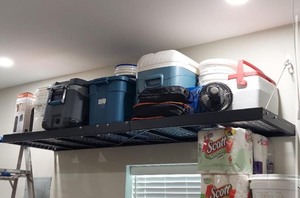 NewAge Pro Series 2ft. X 8ft. Wall Mounted Steel Shelf 2.0 in Black *Retails $149*