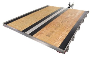 lot 38 image: PVC Weatherproof 8 HDPE Trailer and Truck Bed Guide Glides for Sled Loading, Low-Profile Floor Mount Equipment see images - 2 Pieces