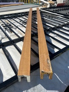 lot 46 image: Bundle of 2 Faux Wood Foam Beams Easy to Install see images sm shipping blemish - 7 each