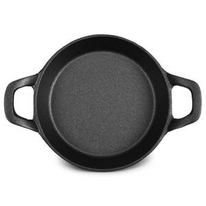 lot 30250 image: Ziliny Mini Cast Iron Skillets 6.3 x 6.3 x 1.5 Inch Cast Iron Pan Small Ramekin Set Black Casserole Dish Cookware Oven Safe Mini Skillets for Kitchen Indoor Outdoor Picnic (1 Pack) Rusted - Retail $15