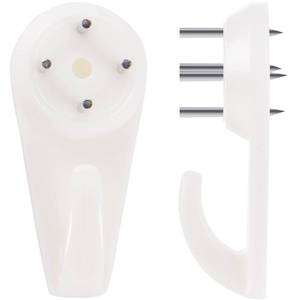 lot 30253 image: COVITKAN 50 PCS Picture Hangers Hanging Kit, Heavy Duty Hooks for StuccoConcreteHard Walls Without Drilling, Invisible Nail&25 LBS Weight Load - Retail $9